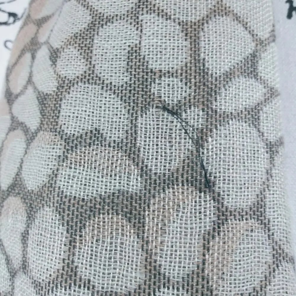 Cheetah Print Scarf Wrap Fringe Hem